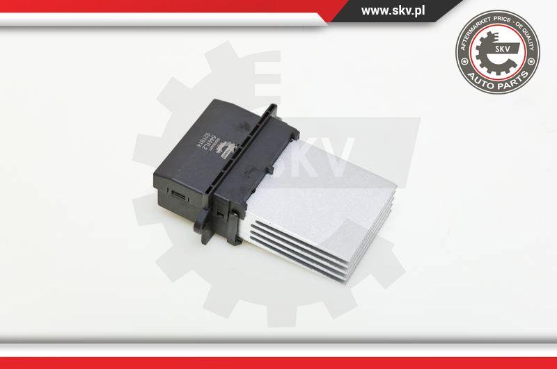 Esen SKV 95SKV003 - Resistor, interior blower www.parts5.com