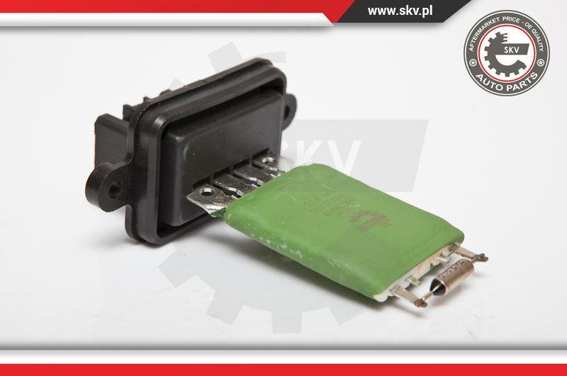Esen SKV 95SKV018 - Resistor, interior blower www.parts5.com