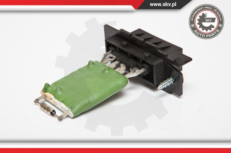Esen SKV 95SKV038 - Resistor, interior blower www.parts5.com