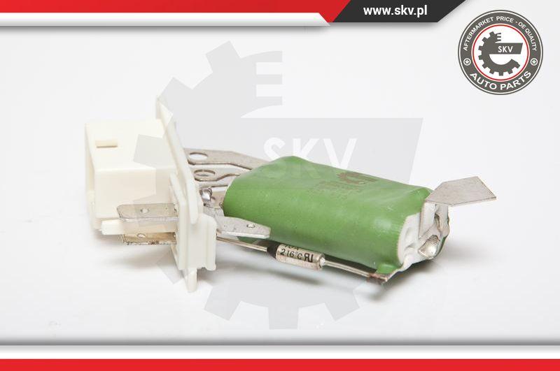 Esen SKV 95SKV073 - Resistor, interior blower www.parts5.com