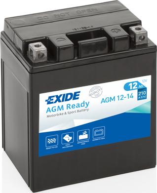 Exide AGM12-14 - Starter Battery www.parts5.com