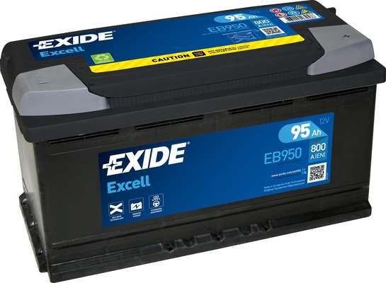 Exide EB950 - Стартов акумулатор www.parts5.com