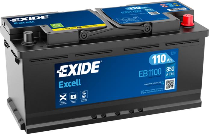 Exide EB1100 - Startovací baterie www.parts5.com