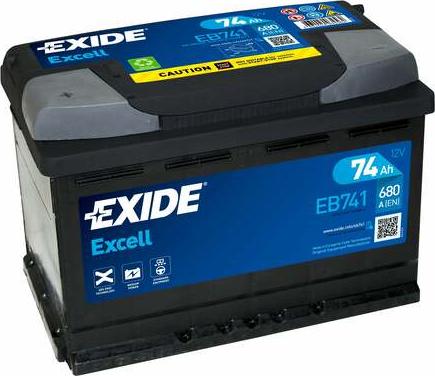 Exide EB741 - Starter Battery www.parts5.com