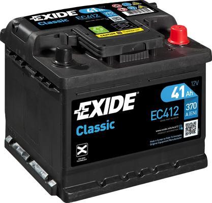Exide EC412 - Starter Battery www.parts5.com