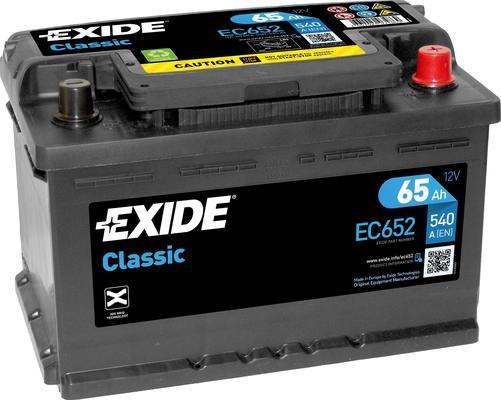 Exide EC652 - Starter Battery www.parts5.com