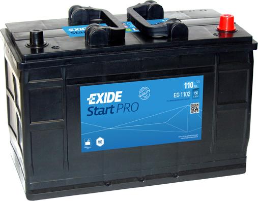 Exide EG1102 - Startovací baterie www.parts5.com