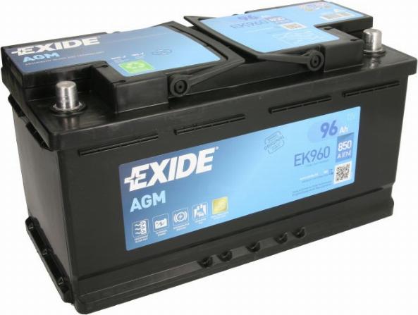 Exide EK960 - Starter Battery www.parts5.com