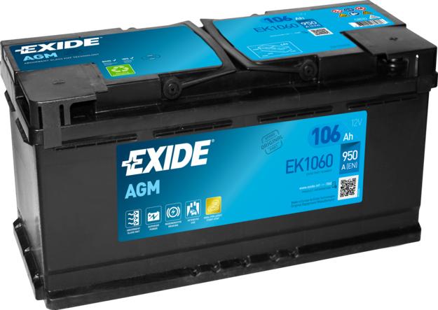 Exide EK1060 - Starter Battery www.parts5.com