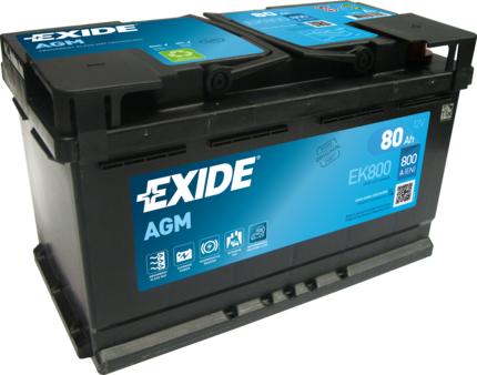 Exide EK800 - Starter Battery www.parts5.com