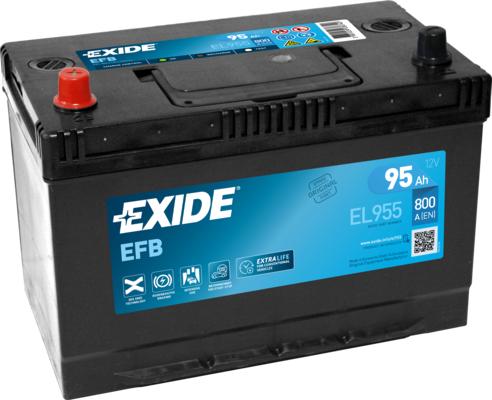 Exide EL955 - Startovací baterie www.parts5.com