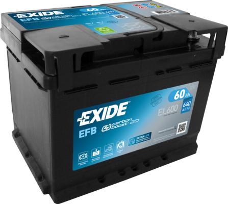 Exide EL600 - Startovací baterie www.parts5.com