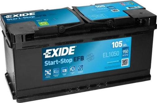 Exide EL1050 - Starter Battery www.parts5.com