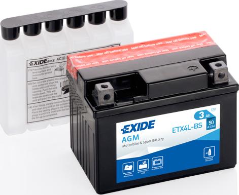 Exide ETX4L-BS - Starter Battery www.parts5.com