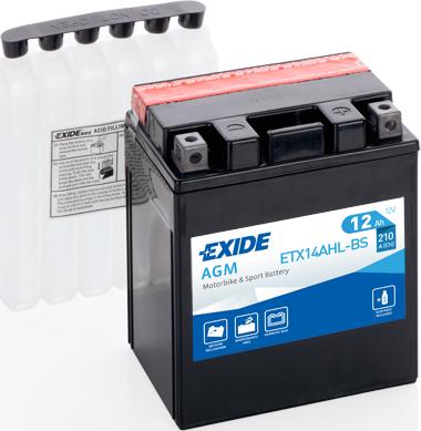 Exide ETX14AHL-BS - Starter Battery www.parts5.com