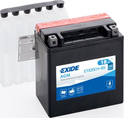 Exide ETX20CH-BS - Starter Battery www.parts5.com