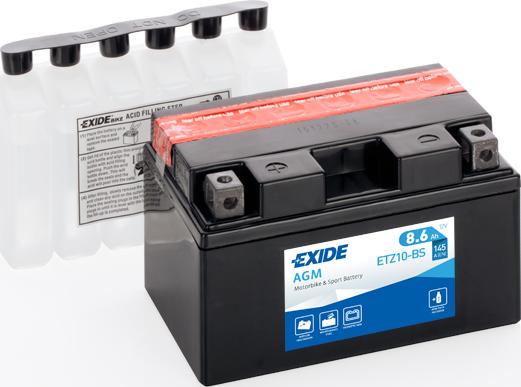 Exide ETZ10-BS - Starter Battery www.parts5.com