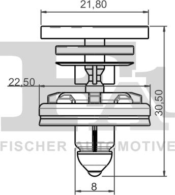 FA1 11-40022.10 - Kit de clip de fixation, revêtement intérieur www.parts5.com