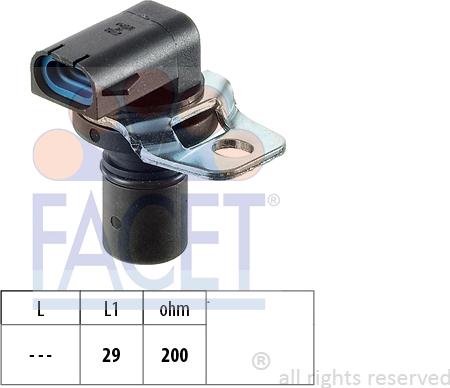 FACET 9.0104 - RPM Sensor, automatic transmission www.parts5.com