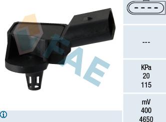 FAE 15090 - Sensor, intake manifold pressure www.parts5.com