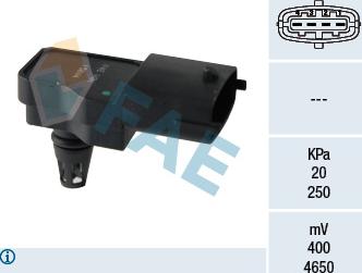 FAE 15044 - Sensor, boost pressure www.parts5.com