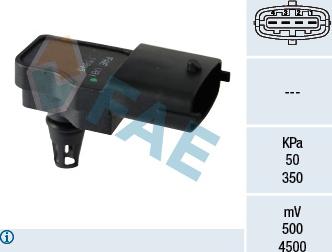 FAE 15045 - Sensor, boost pressure www.parts5.com