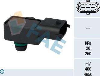 FAE 15056 - Sensor, intake manifold pressure www.parts5.com