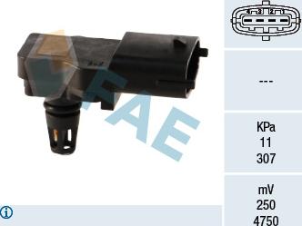 FAE 15036 - Sensor, boost pressure www.parts5.com