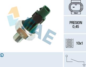 FAE 12571 - Sender Unit, oil pressure www.parts5.com