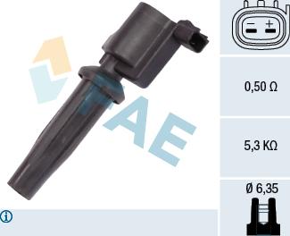 FAE 80231 - Ignition Coil www.parts5.com