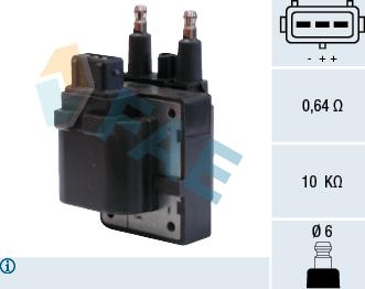 FAE 80220 - Ignition Coil www.parts5.com