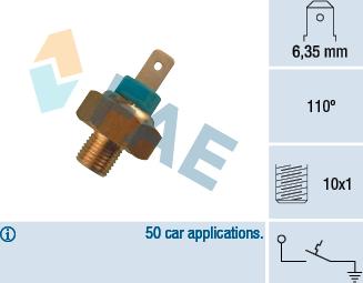 FAE 35340 - Sensor, coolant temperature www.parts5.com
