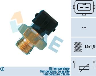 FAE 33560 - Sensor, oil temperature www.parts5.com