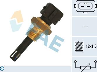 FAE 33166 - Sensor, intake air temperature www.parts5.com