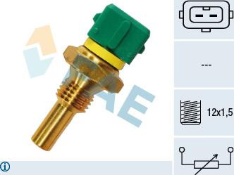 FAE 33120 - Sensor, cylinder head temperature www.parts5.com