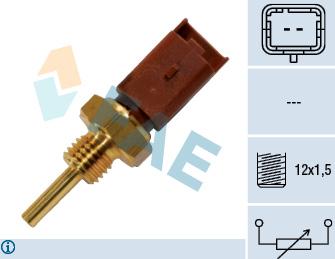 FAE 33704 - Sensor, coolant temperature www.parts5.com