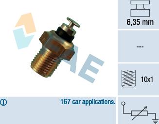 FAE 32110 - Soğutucu akışkan sıcaklık sensörü www.parts5.com
