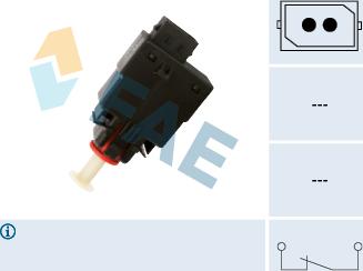 FAE 24460 - Выключатель фонаря сигнала торможения www.parts5.com