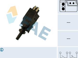 FAE 24590 - Выключатель фонаря сигнала торможения www.parts5.com