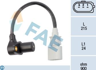FAE 79048 - Sensor, crankshaft pulse www.parts5.com
