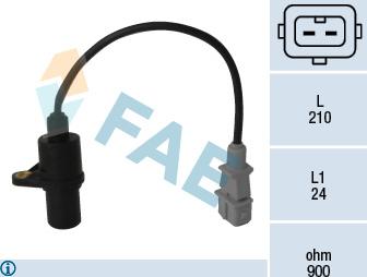FAE 79047 - Sensor, crankshaft pulse www.parts5.com