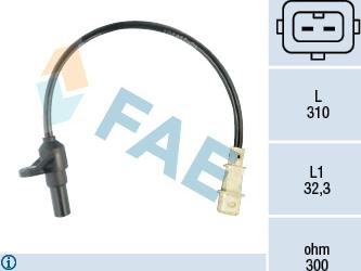 FAE 79084 - Sensor, crankshaft pulse www.parts5.com