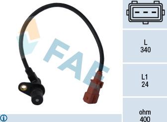 FAE 79034 - Sensor, crankshaft pulse www.parts5.com