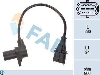 FAE 79197 - Sensor, crankshaft pulse www.parts5.com