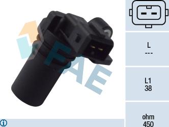 FAE 79162 - Sensor, crankshaft pulse www.parts5.com