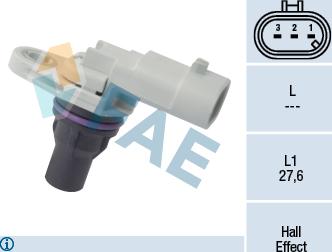 FAE 79171 - Sensor, camshaft position www.parts5.com