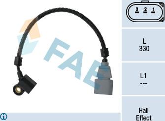 FAE 79331 - Sensor, camshaft position www.parts5.com