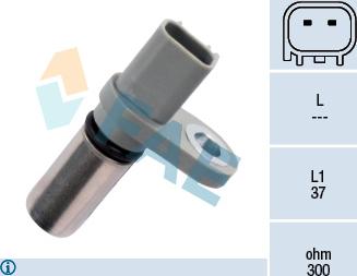 FAE 79240 - Sensor, crankshaft pulse www.parts5.com