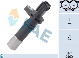 FAE 79286 - Sensor, crankshaft pulse www.parts5.com