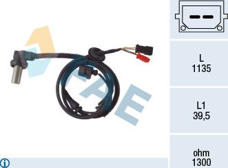 FAE 78085 - Sensor, wheel speed www.parts5.com
